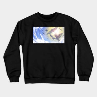 The Graceful Flight of Mothmen Crewneck Sweatshirt